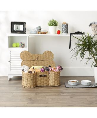 Pet Storage Basket Bone Shape