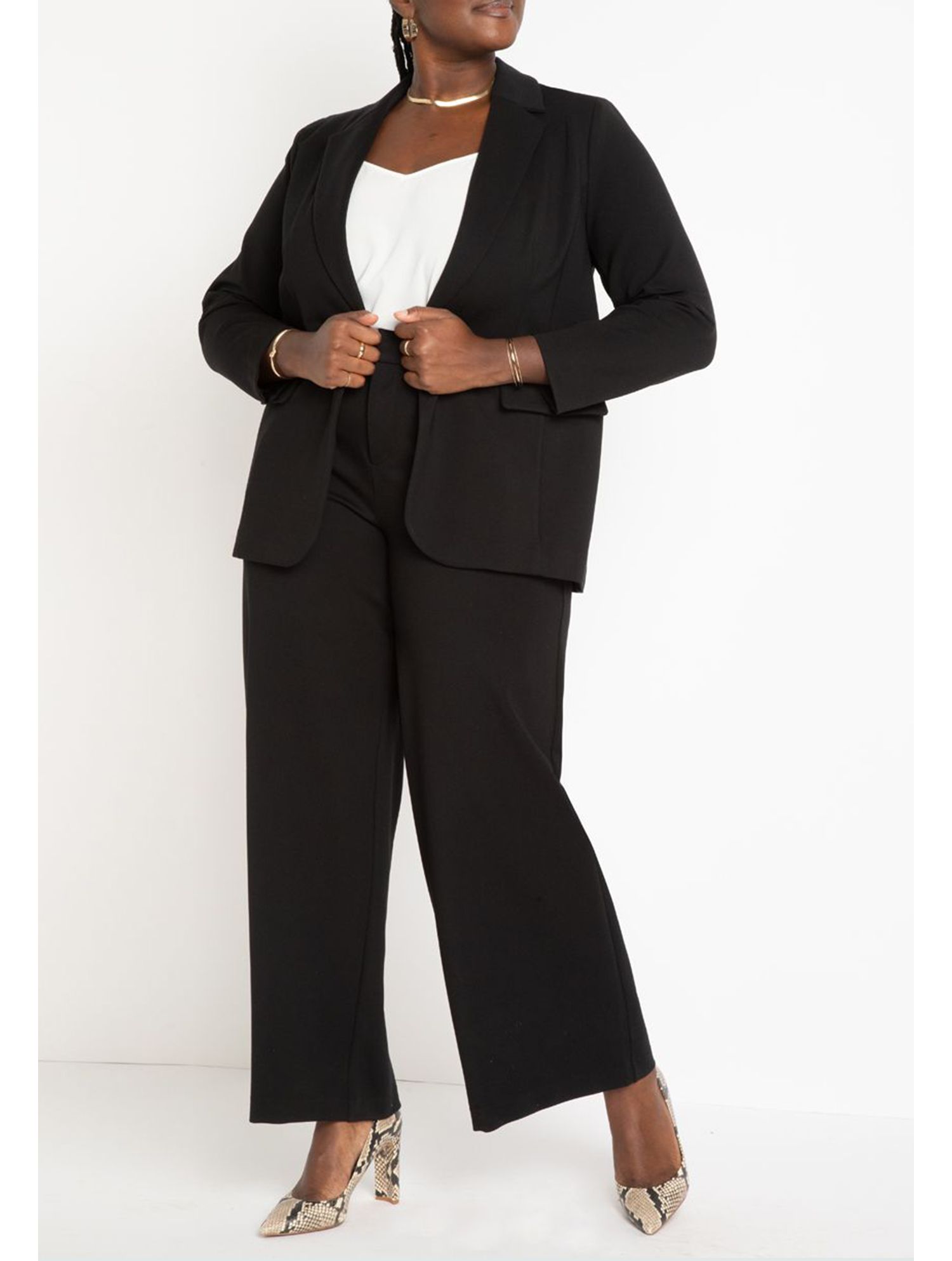 Women's The Ultimate Stretch Long One Button Blazer