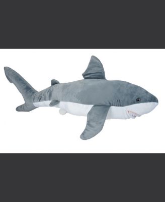 Cuddlekins Jumbo Great White Shark Stuffed Animal, 30 Inches