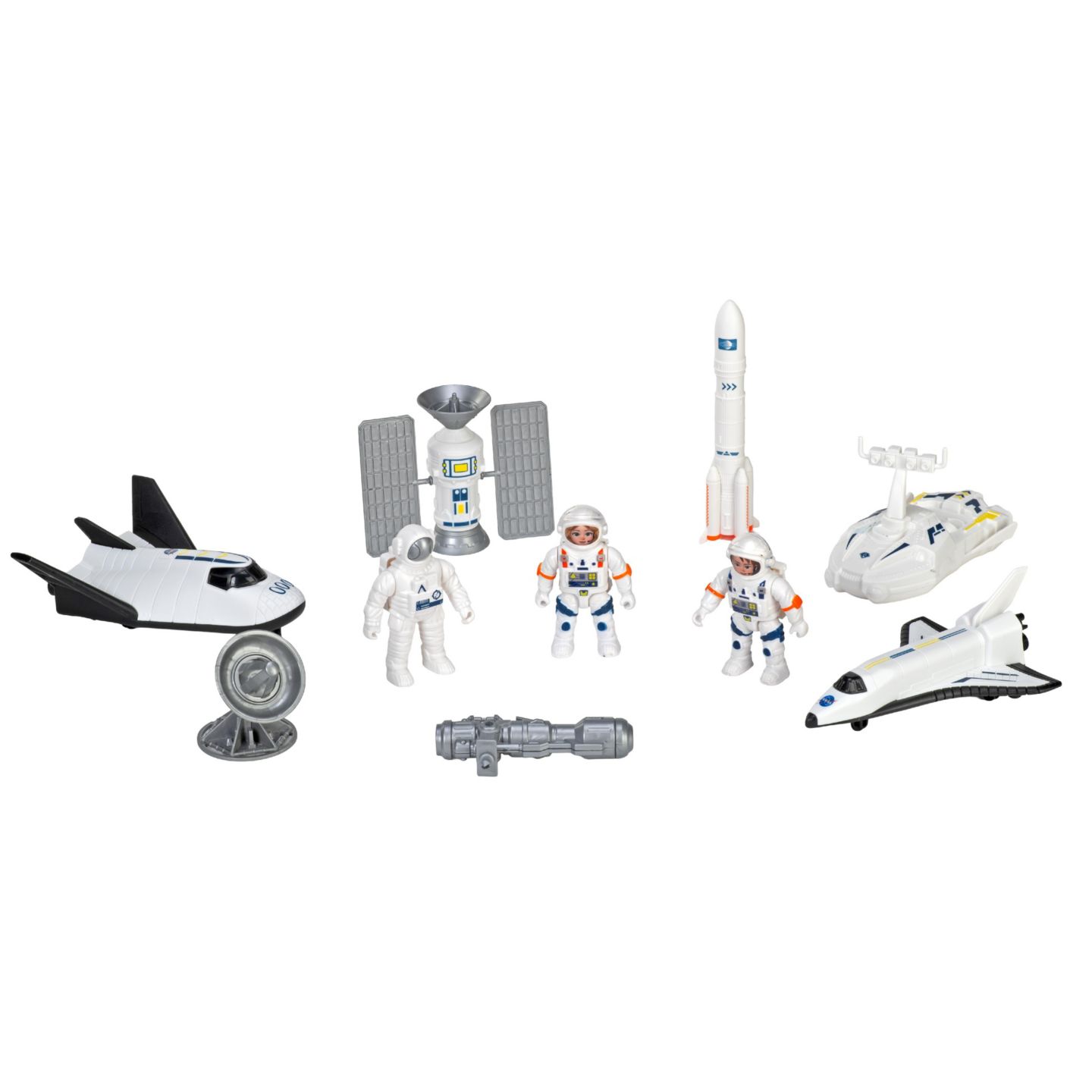 Детские фигурки Wild Republic Bucket Space, Toy Figures, 6 pieces, Perfect for Interactive Play — фото 2