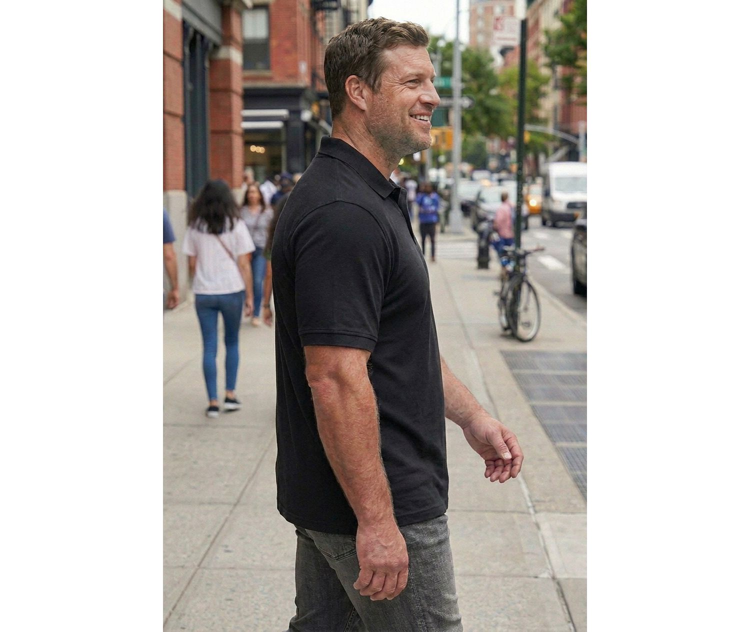Men's Shrink-Less Classic Cotton Polo Shirt