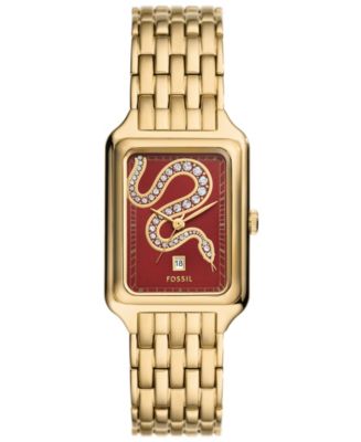 Fossil ladies, copper tank style watch. Amazon.com: Fossil Women main image 2