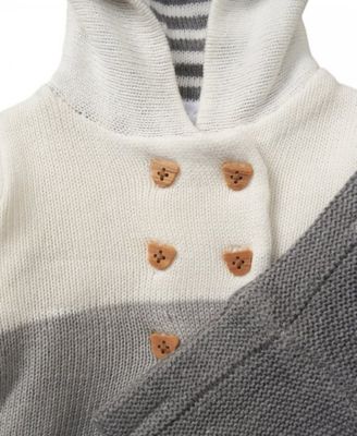 Baby Boys and Girls Variegated Jacket and Trouser Knitted, 2-Piece Set