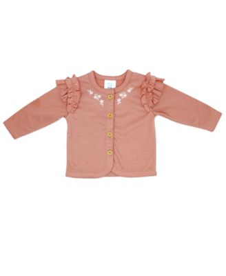 Baby Girls Misty Rose Bell Bodysuit, Pants and Jacket, 3-Piece Set