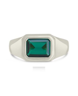 Calder Cubic Zirconia Signet Statement Ring