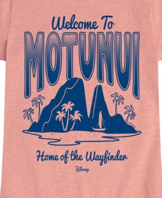 Big Girls Moana 2 Welcome to Motunui Graphic Short Sleeve Tee