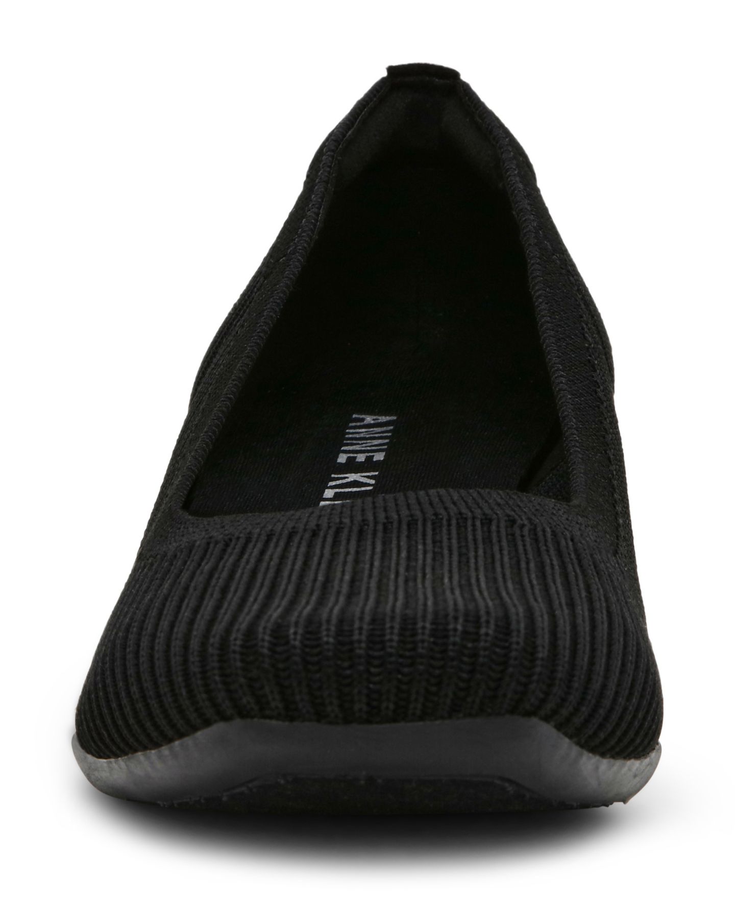Женские туфли Anne Klein Wisher Knit Wedge Pumps, цвет: Чёрный вязаный — фото 6