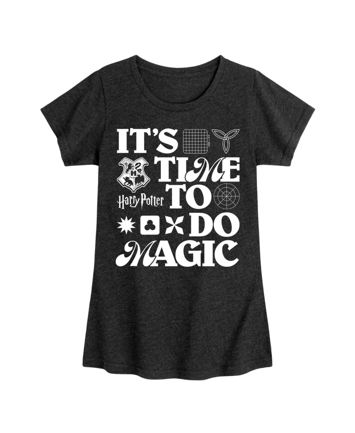 Shop Harry Potter Big Girls To Do Magic Graphic Short Sleeve Tee In Black