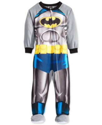 AME Toddler Boys' One-Piece Footed Batman Pajamas - Kids & Baby - Macy's