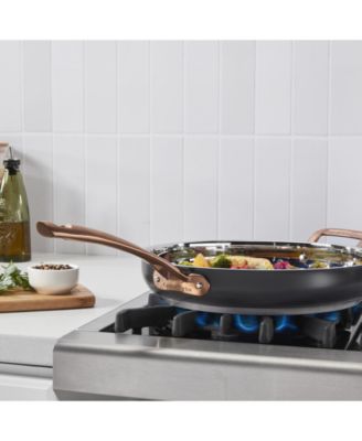 Matte Black Elegance Stainless Steel 12" Skillet