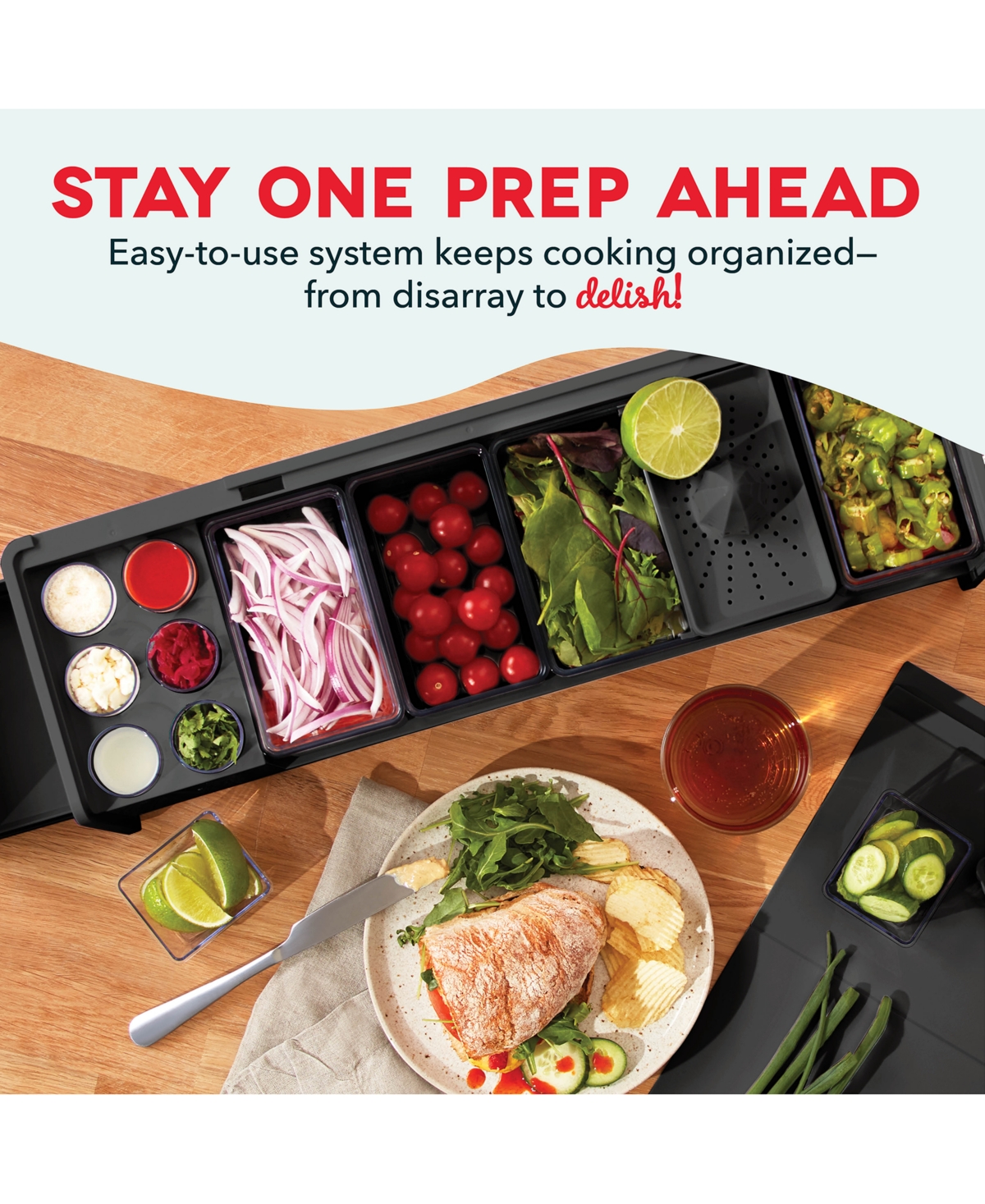 Prepdeck Gen 2 Recipe Prep & Storage Station System