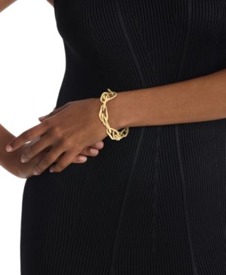 Stainless Steel Statement Link Bracelet