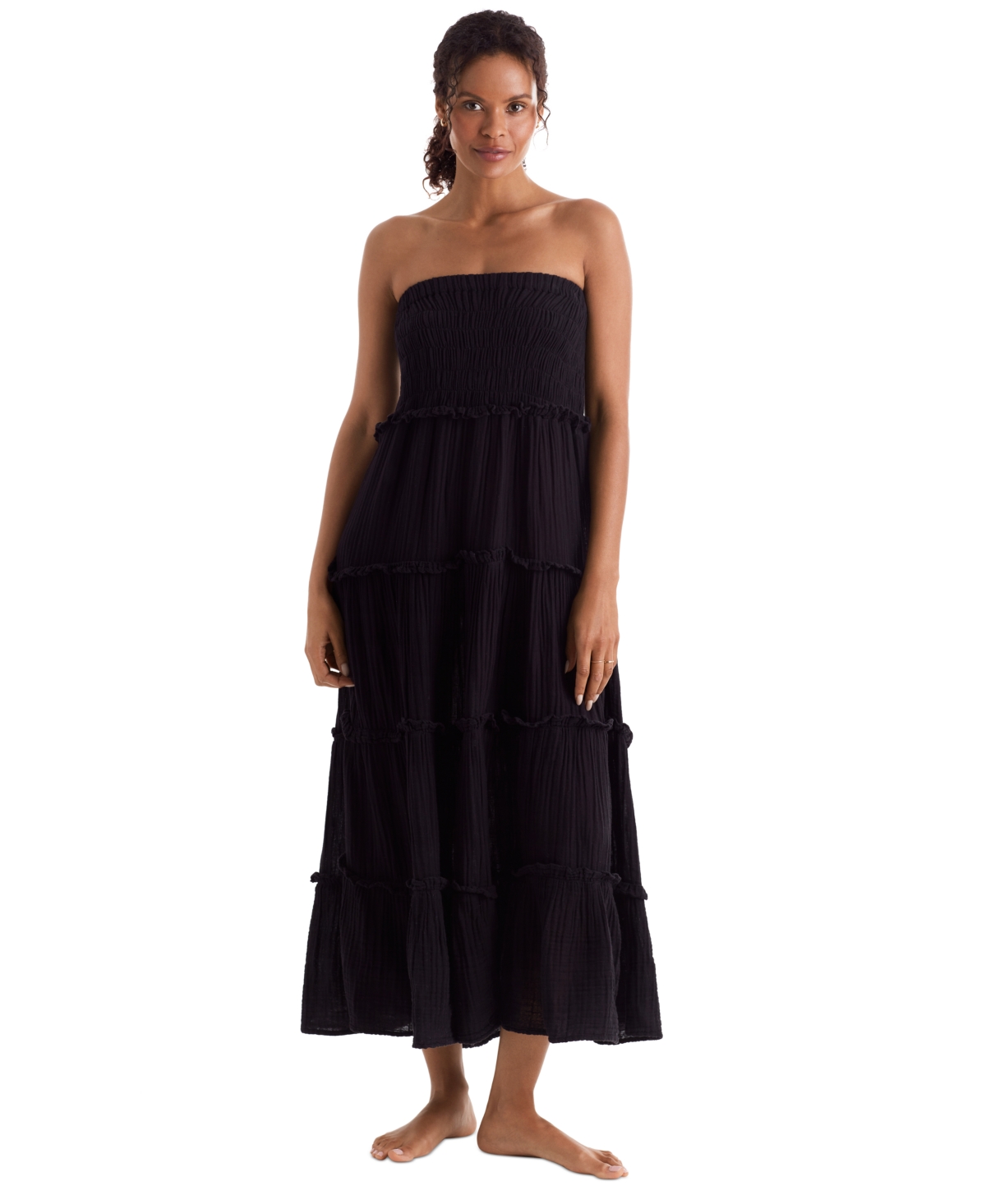 Shop Mimi Flamingo Women's Reef Convertible Skirt In Black