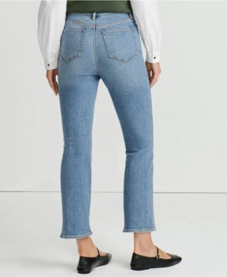 Women's Recover Denim High Rise Kick Flare Crop Jeans