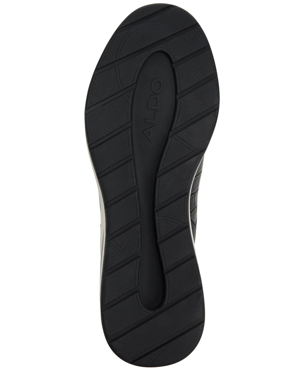 Shop Aldo Women's Iconistep Lace-up Wedge Jogger Sneakers In Black