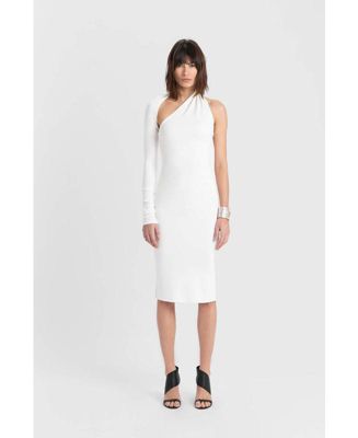 macy's long sleeve white dress Winter White Elegant Gowns With Sleeves Winter White Evening Gowns Women's  Dresses Evening Gowns Macy's White
