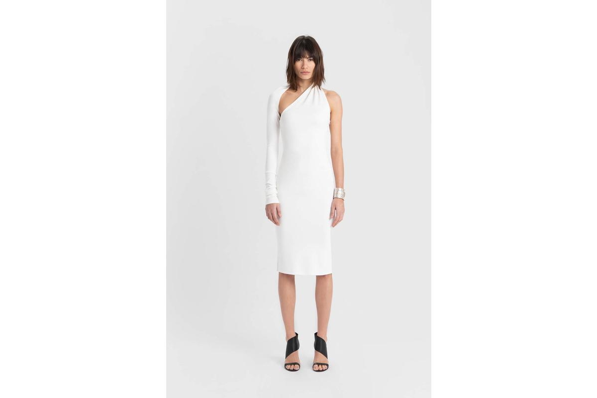 Marcella Women's Manhattan One Shoulder Midi Dress