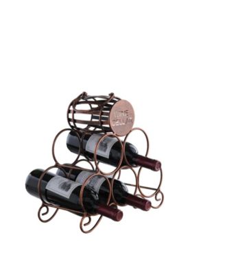 Countertop Tabletop Wine Rack, Wine Bottle Storage Holder for Home Kitchen & Bar