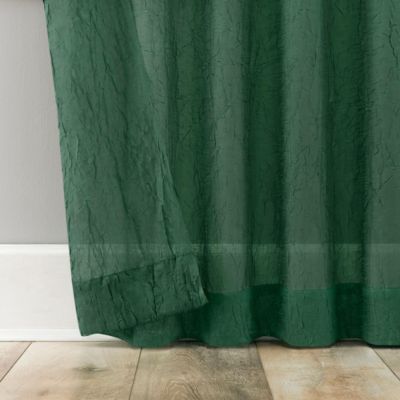 Krista Holiday Twist Tab Sheer Tab Top Curtain Panel