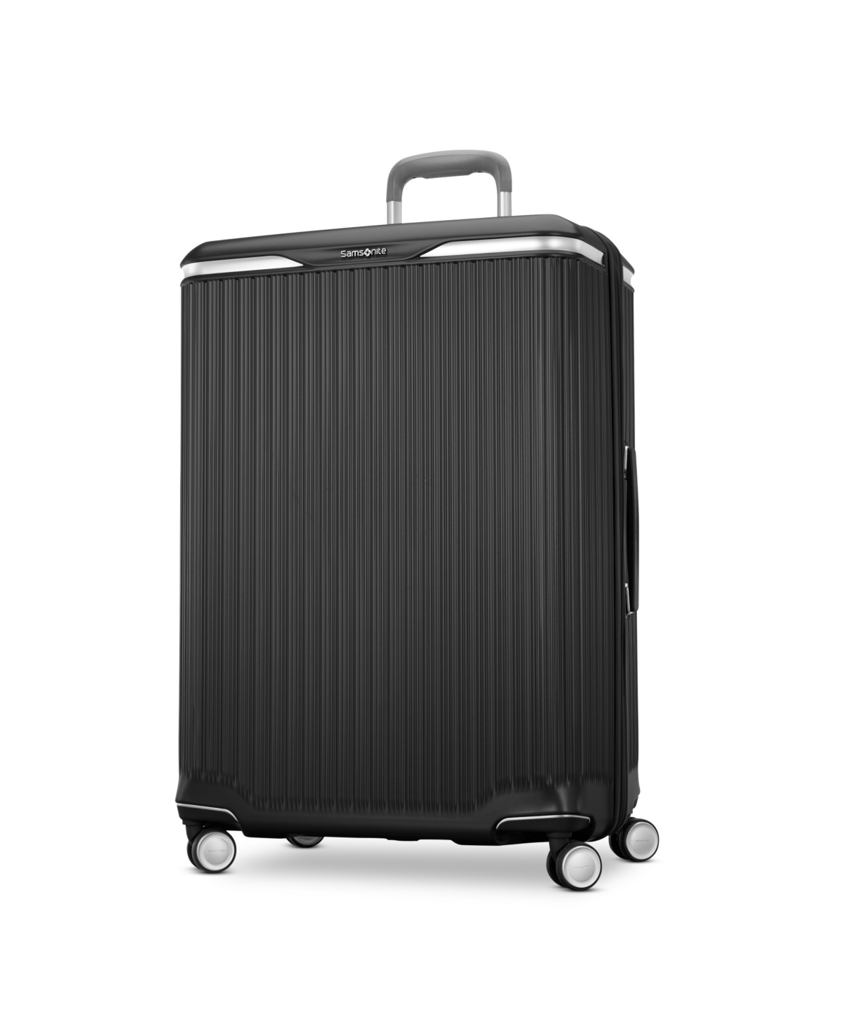 Samsonite Silhouette 18 28" Large Expandable Hardside Spinner In Black