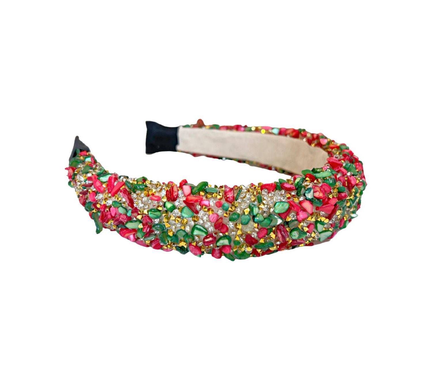 Limited Edition All That Glitters Headband - Christmas Red + Green