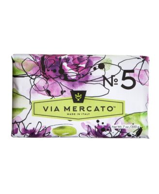 Via Mercato Wrapped 200g French Bar Soap No - No5 water lily sandalwood 22$