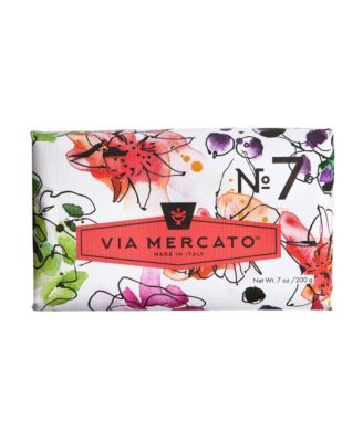 Via Mercato Wrapped 200g French Bar Soap No - No7 peach fig blossom rose 22$