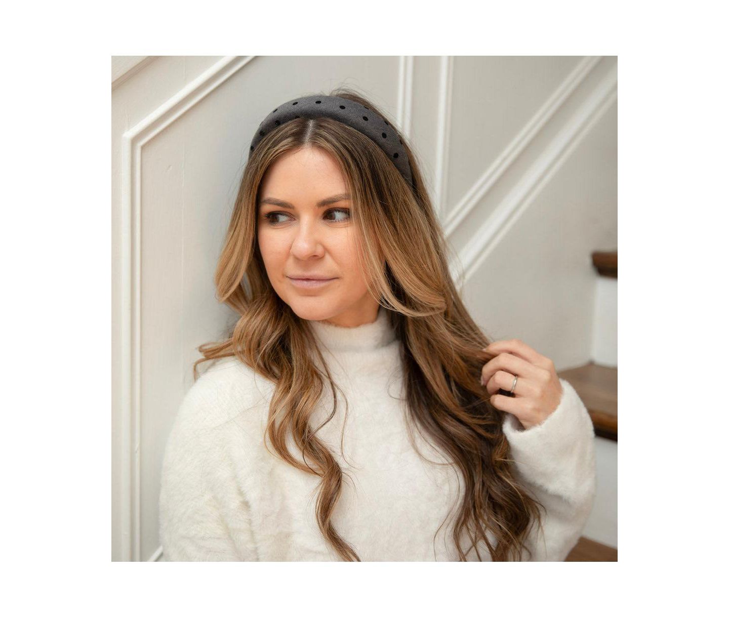 Женские аксессуары для волос Headbands of Hope Classic Padded Headband - Polka Dots — фото 2