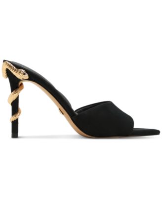 Women's Seashella Slip-On Heeled Sandals