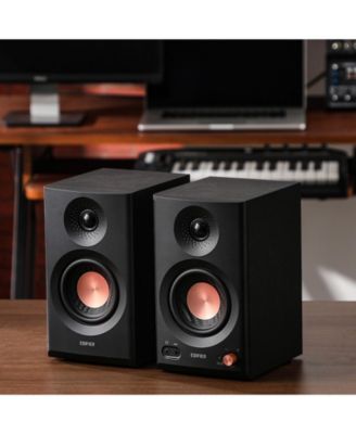 Hi-Res Audio Certified Monitor Speakers, Bluetooth V5.4 Active Bookshelf Speakers, 2.0 Computer Speaker (Pair)
