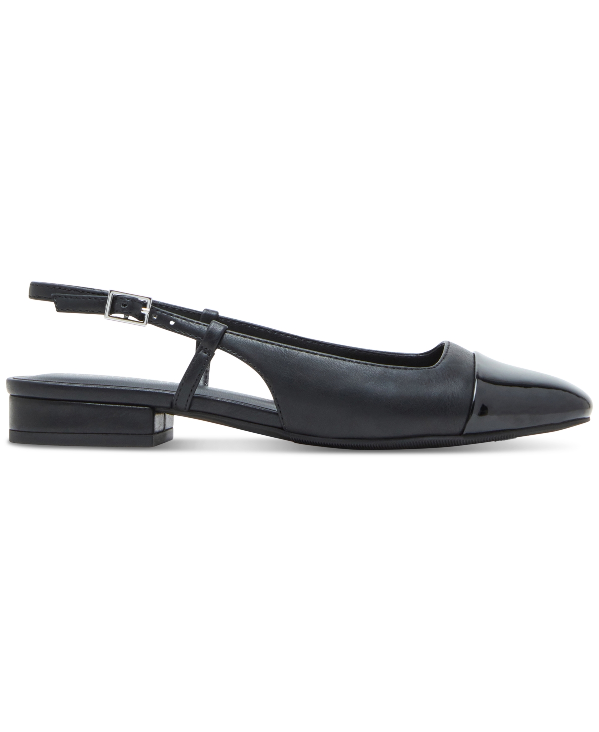 Madden Girl Cameo Capped-Toe Slingback Flats