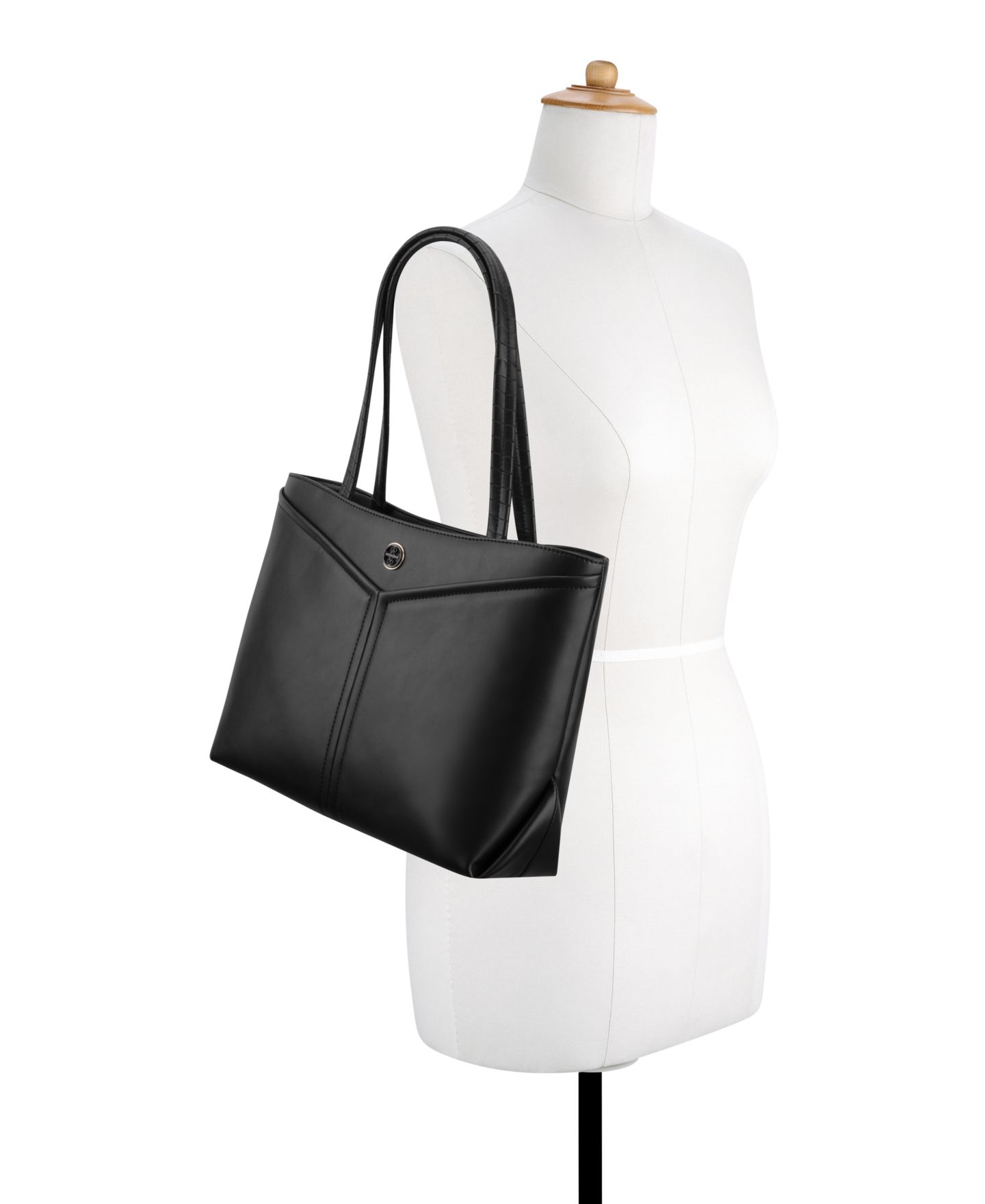 Женская сумка Nine West Erina Triple Compartment, цвет: Чёрный — фото 2