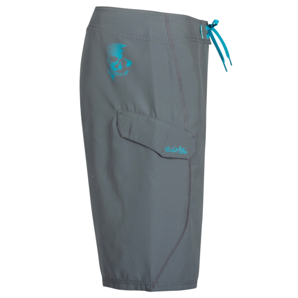 Salt Life Men's Stealth Bomberz Aqua Shorts