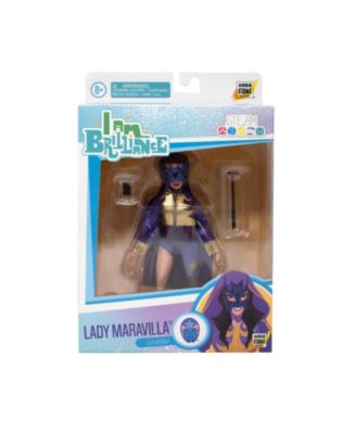 Lady Maravilla. 6" Doll. A  brand new line of Action Dolls! Each character explores a fascinating career option, with articulation meant to bring the dolls into a variety of poses, all with soft goods and rooted hair for fun styling!