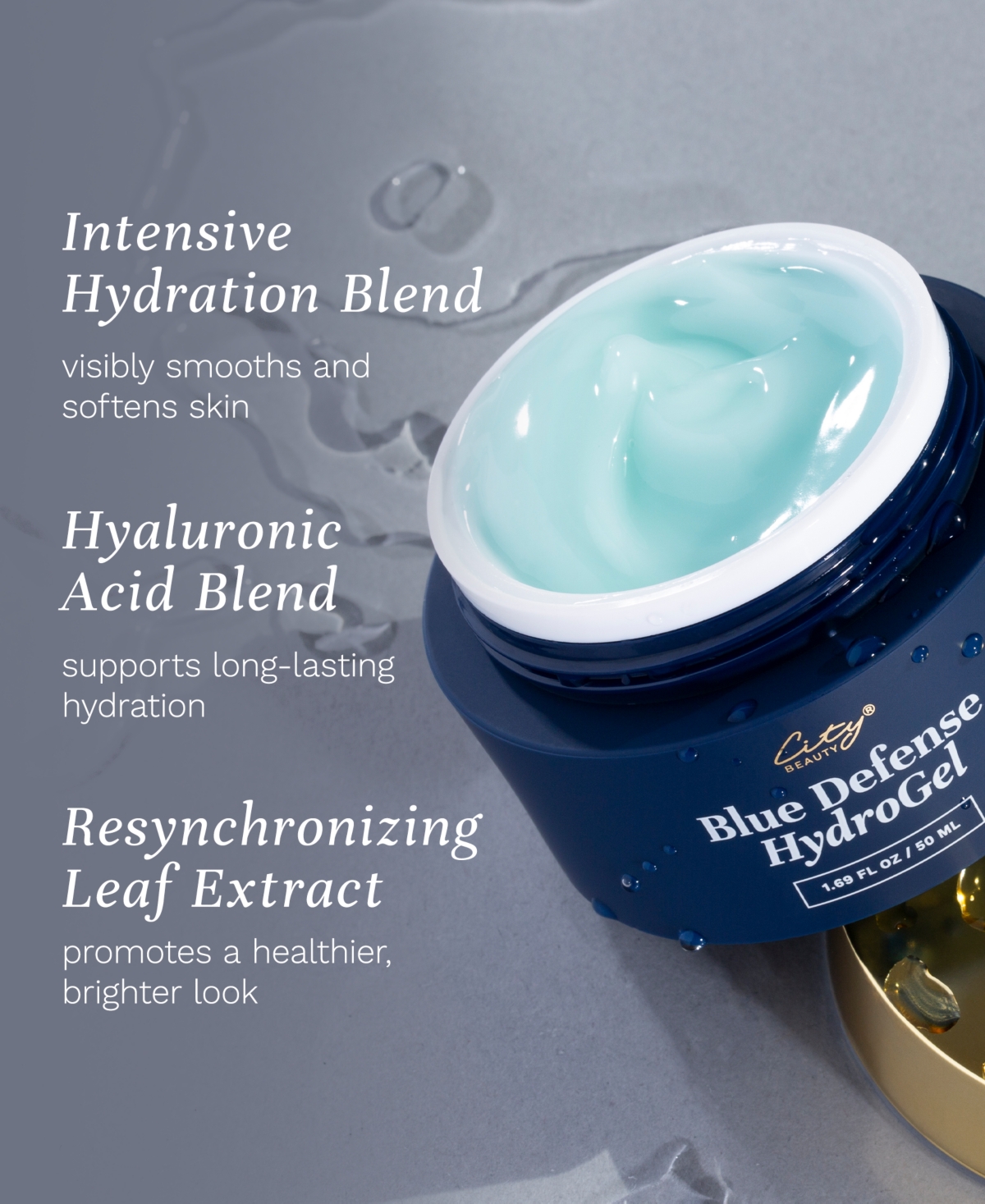 City Beauty Hydrating Gel-serum Moisturizer, 1.69 Fl Oz/50 ml In No Color