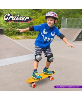 6'' PP Deck Skateboard, Mini Cruiser Skateboard for Kids, Teens, and Adults