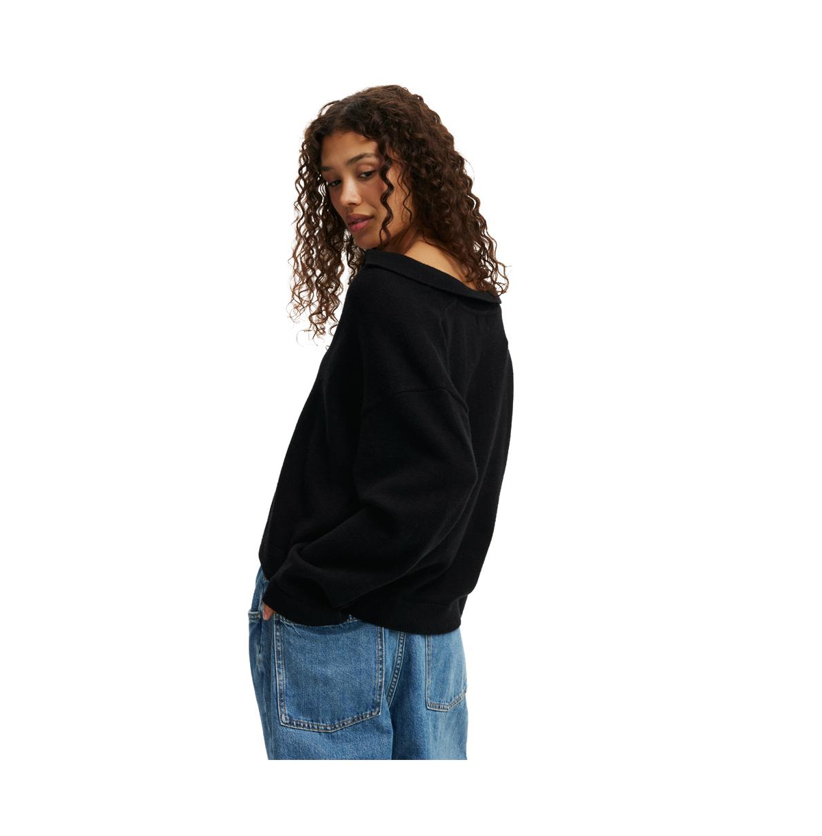 Cotton On Women's Luxe Collar Sweater