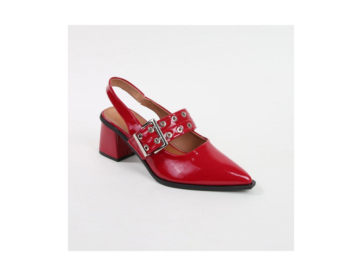 Berness Abigail Buckle Slingback Pump