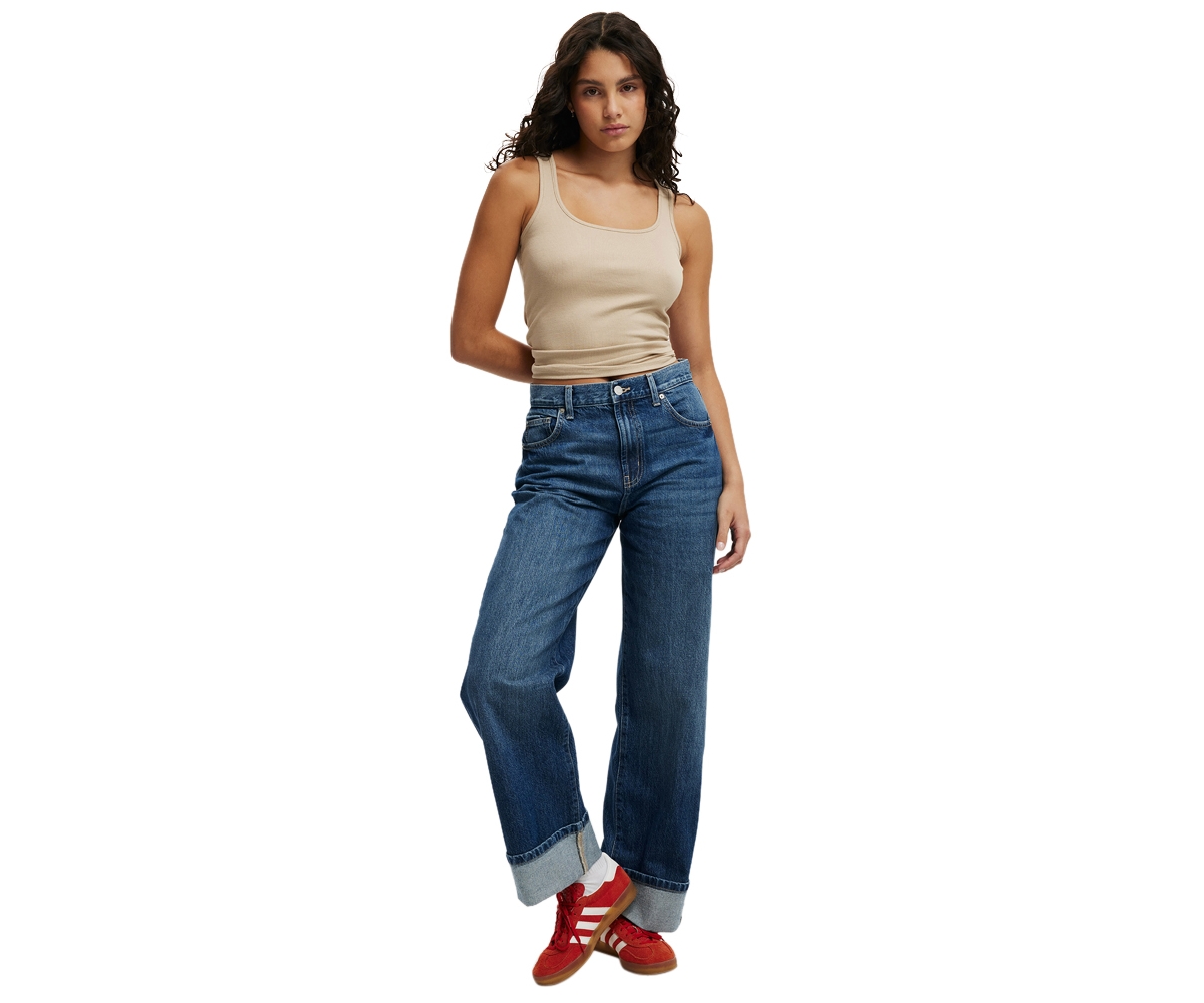 Cotton On Women's Loose Cuff Jean