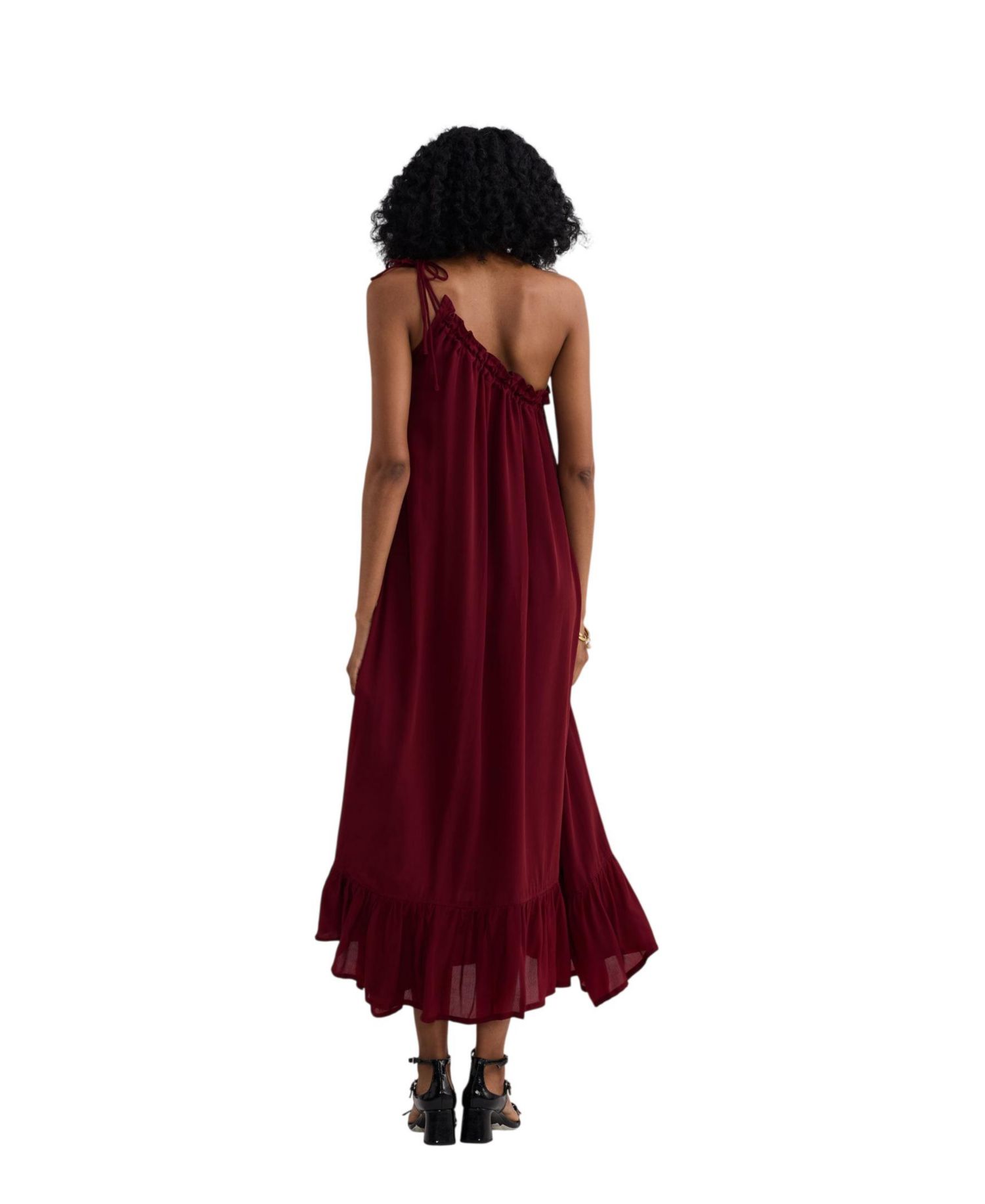 Women's One-shoulder Midi dress