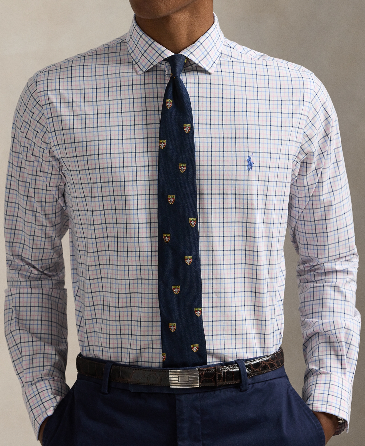 Polo Ralph Lauren Men's Slim-fit Stretch Poplin Shirt In Multi