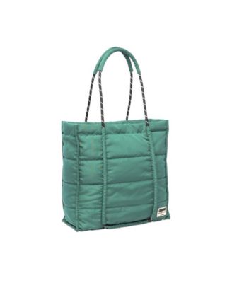 Palm Faux Leather Tote Bag