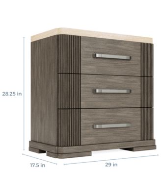 Frandlyn Stone Top Nightstand 