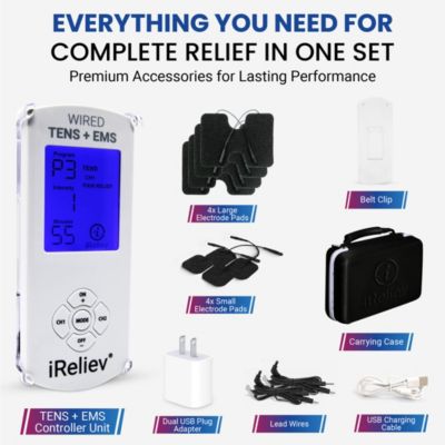 Premium TENS + EMS Pain Relief & Recovery System