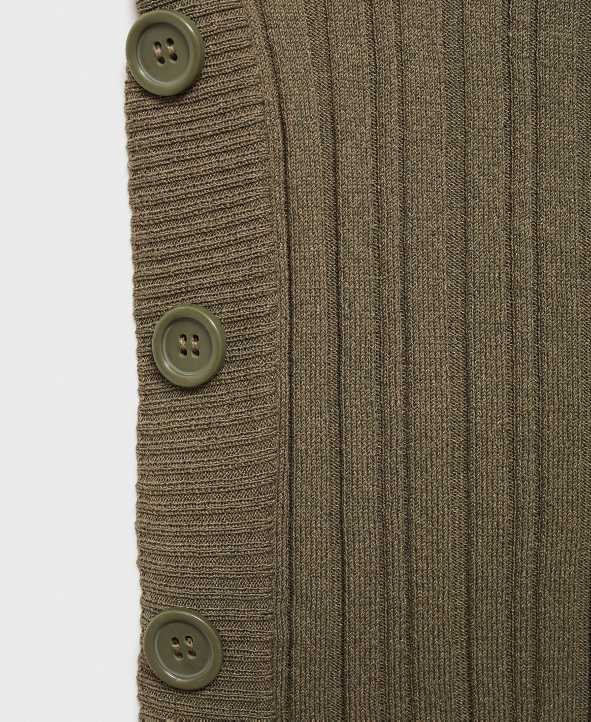 Mango Women's Ribbed Asymmetric Sweater