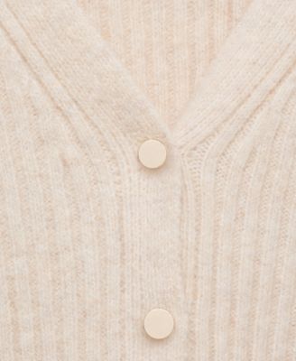 Women's Metallic Buttons Knitted Cardigan