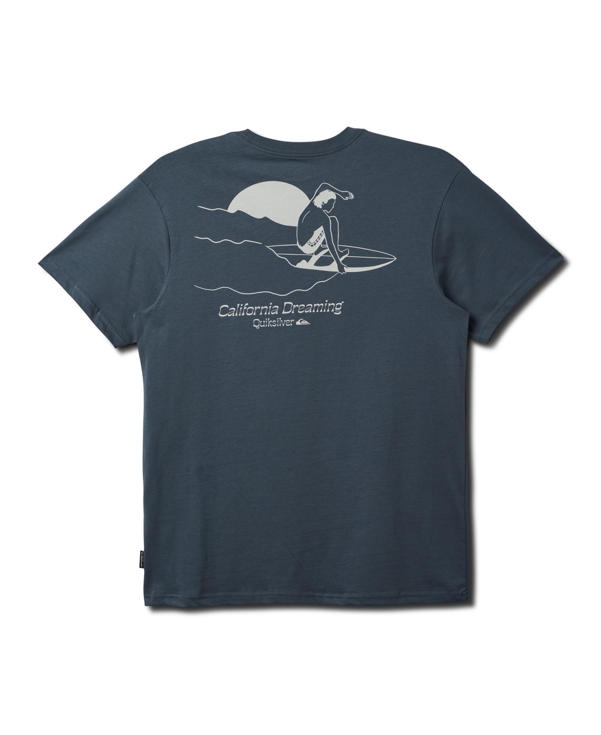 Quiksilver Men's California High Liners Short Sleeve T-shirt In Granite Gray