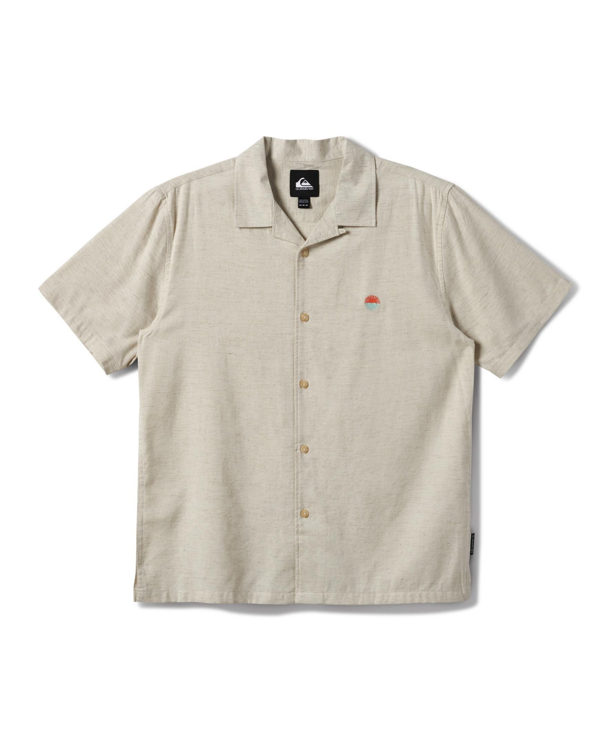 Men's Flecky Island Woven Shirt - Silver Birch