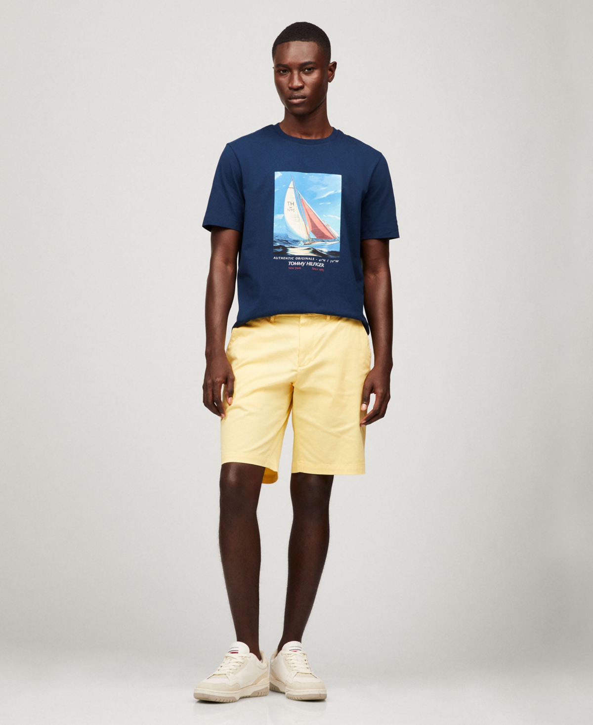 Tommy Hilfiger Men's Brooklyn 1985 9" Shorts In Citronella