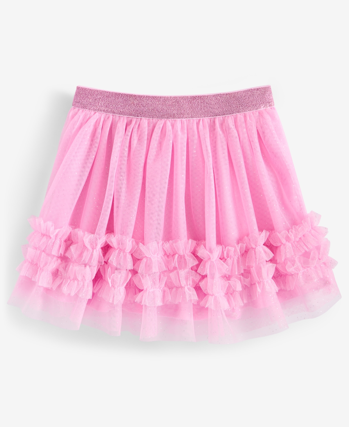 Epic Threads Toddler Girls Glitter Tulle Skirt, Exclusively At Macy's In Bonbon
